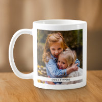 Your Photo and Name Double Sided Mug