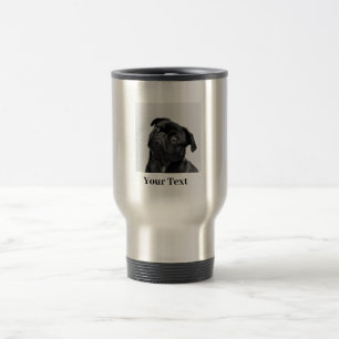 Your Photo and Text Custom Travel Mug