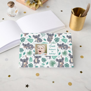 YOUR Photo and Text Cute Koalas Guest Book
