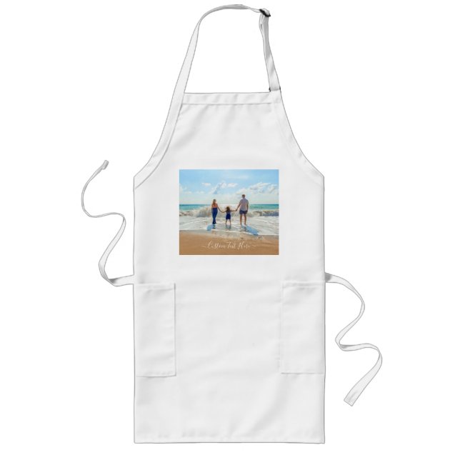 Your Photo Apron with Custom Text (Front)