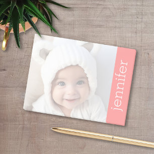 Your Photo Automatically Lightens - CORAL name Post-it Notes