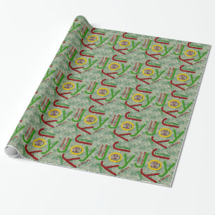 YOUR PHOTO Baby's First Christmas Wrapping Paper