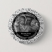 Your Photo - Black/White Centenarian Commemorative