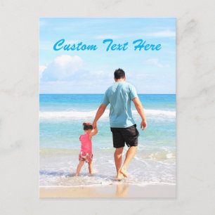 Your Photo Card with Custom Text Personalised