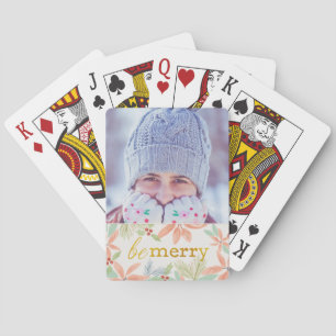Your Photo Christmas Design Playing Cards
