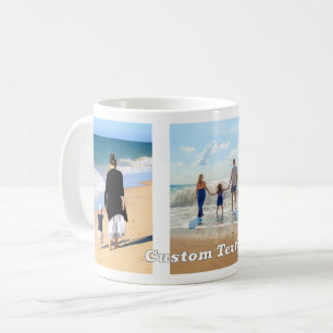 Your Photo Collage Coffee Mug Gift and Custom Text
