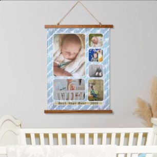 Your Photo Collage Here Hanging Hanging Tapestry