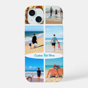 Your Photo Collage iPhone Case with Custom Text