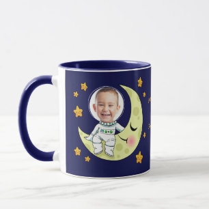 YOUR PHOTO custom Astronaut mugs
