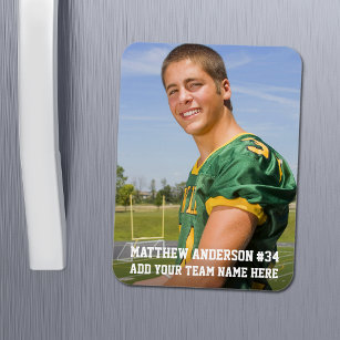 Your Photo Custom Football or Your Sport Magnet