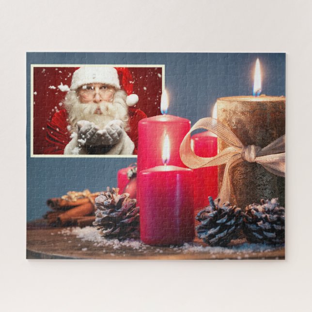 YOUR PHOTO custom Holiday puzzle (Horizontal)
