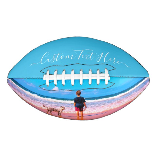 Your Photo Football with Custom Text American Football (Front)