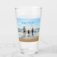 Your Photo Glass with Custom Text
