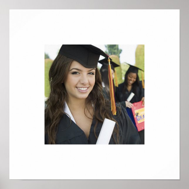 Your Photo Graduation Party Autograph Poster (Front)