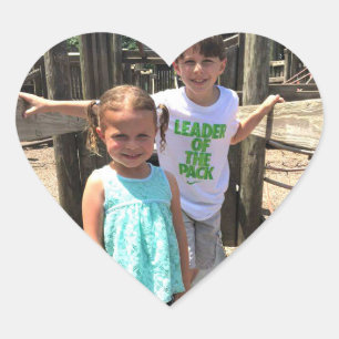 Your photo heart stickers