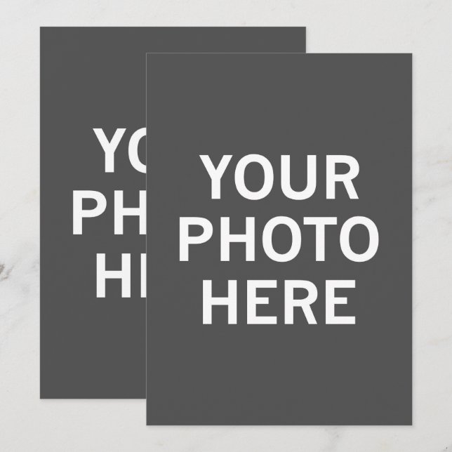 Your Photo Here Announcement (Front/Back)