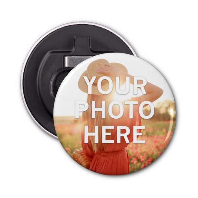 Your Photo Here Bottle Opener (Front)