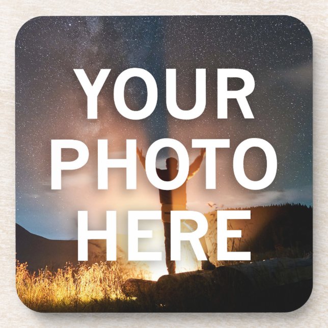 Your Photo Here Coaster (Front)