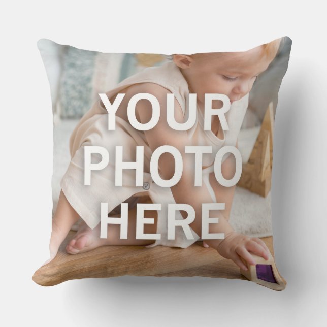 Your Photo Here Cushion (Front)