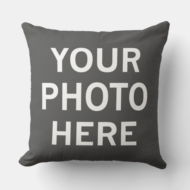 Your Photo Here Cushion (Front)
