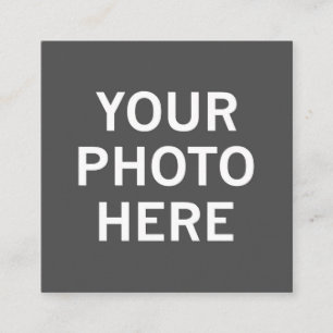 Your Photo Here Enclosure Card