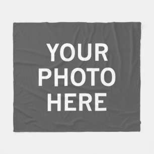 Your Photo Here Fleece Blanket