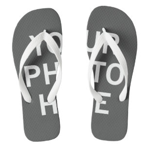Your Photo Here Flip Flops
