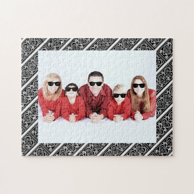 Your Photo Here Framed Jigsaw Puzzle (Horizontal)