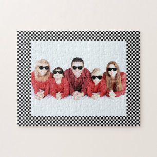 Your Photo Here Framed Jigsaw Puzzle