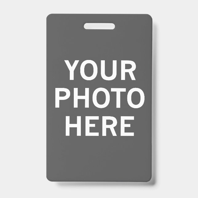 Your Photo Here ID Badge (Front)
