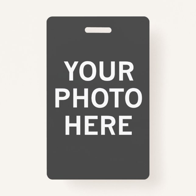 Your Photo Here ID Badge (Front)