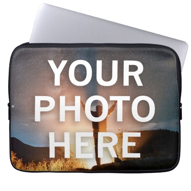 Your Photo Here Laptop Sleeve (Front)