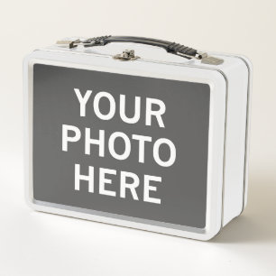 Your Photo Here Metal Lunch Box