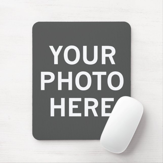 Your Photo Here Mouse Mat (With Mouse)