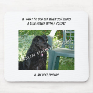 Your Photo Here! My Best Friend Blue Heeler Mix Mouse Mat