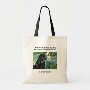 Your Photo Here! My Best Friend Schipperke Mix Tote Bag