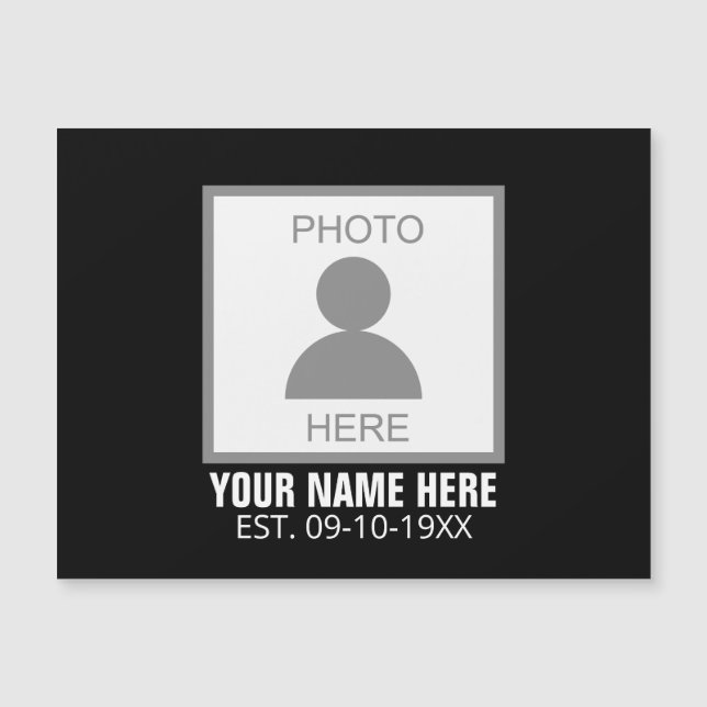 Your Photo Here Name and Age (Front)