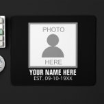 Your Photo Here Name and Age Mouse Mat<br><div class="desc">Your photo here name and age could be a great design for you and it can be a great gift for anyone.</div>