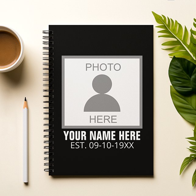 Your Photo Here Name and Age Notebook (Creator Uploaded)