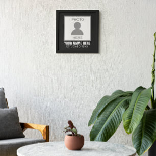Your Photo Here Name and Age Print