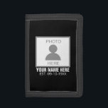 Your Photo Here Name and Age Trifold Wallet<br><div class="desc">Your photo here name and age could be a great design for you and it can be a great gift for anyone.</div>