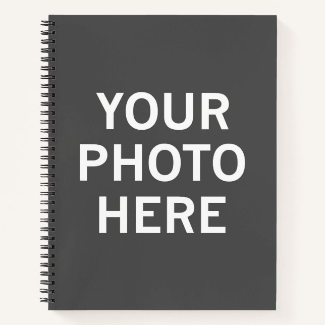 Your Photo Here Notebook (Front)
