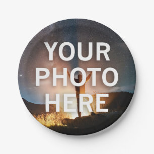 Your Photo Here Paper Plate