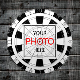 Your Photo Here - Personalised, branded / Custom Dartboard
