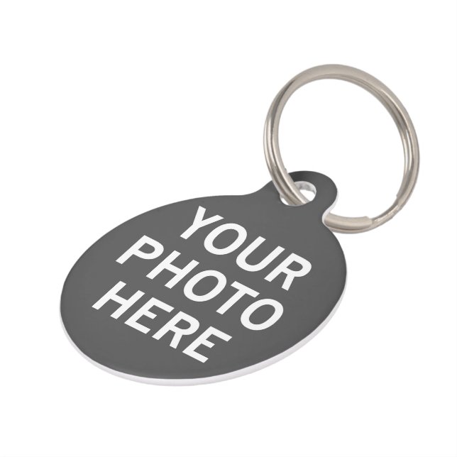 Your Photo Here Pet Tag (Side)