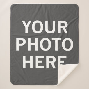 Your Photo Here Sherpa Blanket
