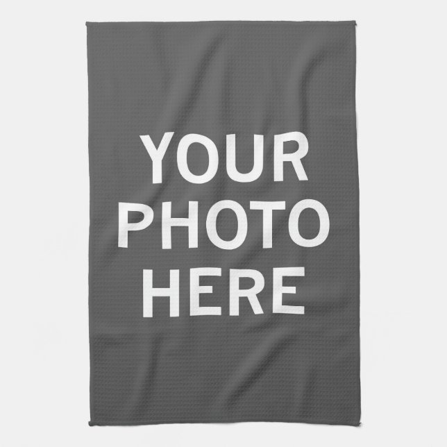 Your Photo Here Tea Towel (Vertical)