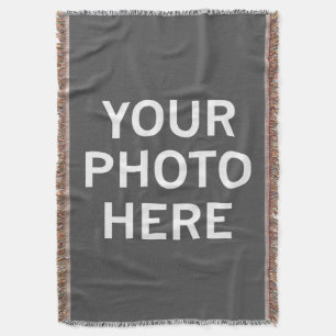 Your Photo Here Throw Blanket