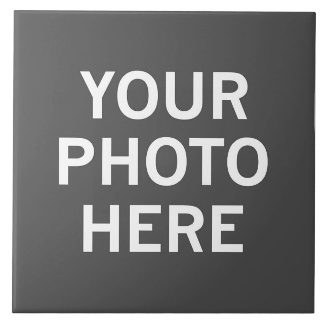 Your Photo Here Tile (Front)