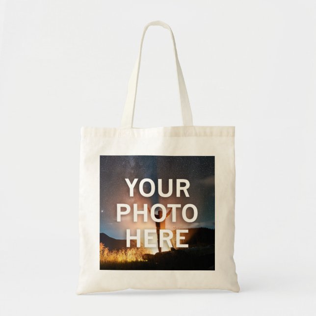 Your Photo Here Tote Bag (Front)